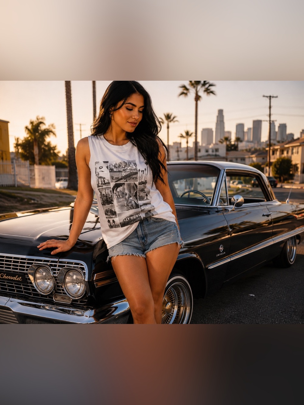 Los Angeles Graphic Muscle Tank Top | California Sleeveless Tee